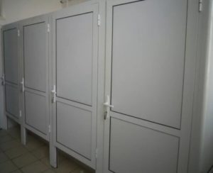 Алюминиевая перегородка дверь для туалета